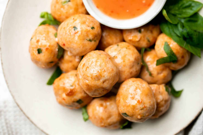Chilli Turkey Mealballs with Vegetables