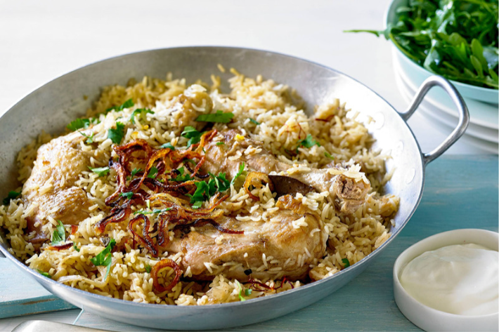 Indian Spiced Chicken with Brown Rice